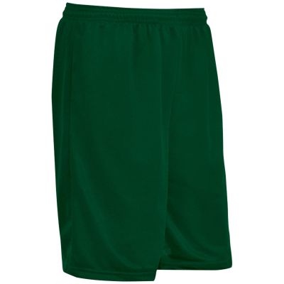 Champro Boss 7" Inseam Polyester Short, Adult Medium, Forest Green