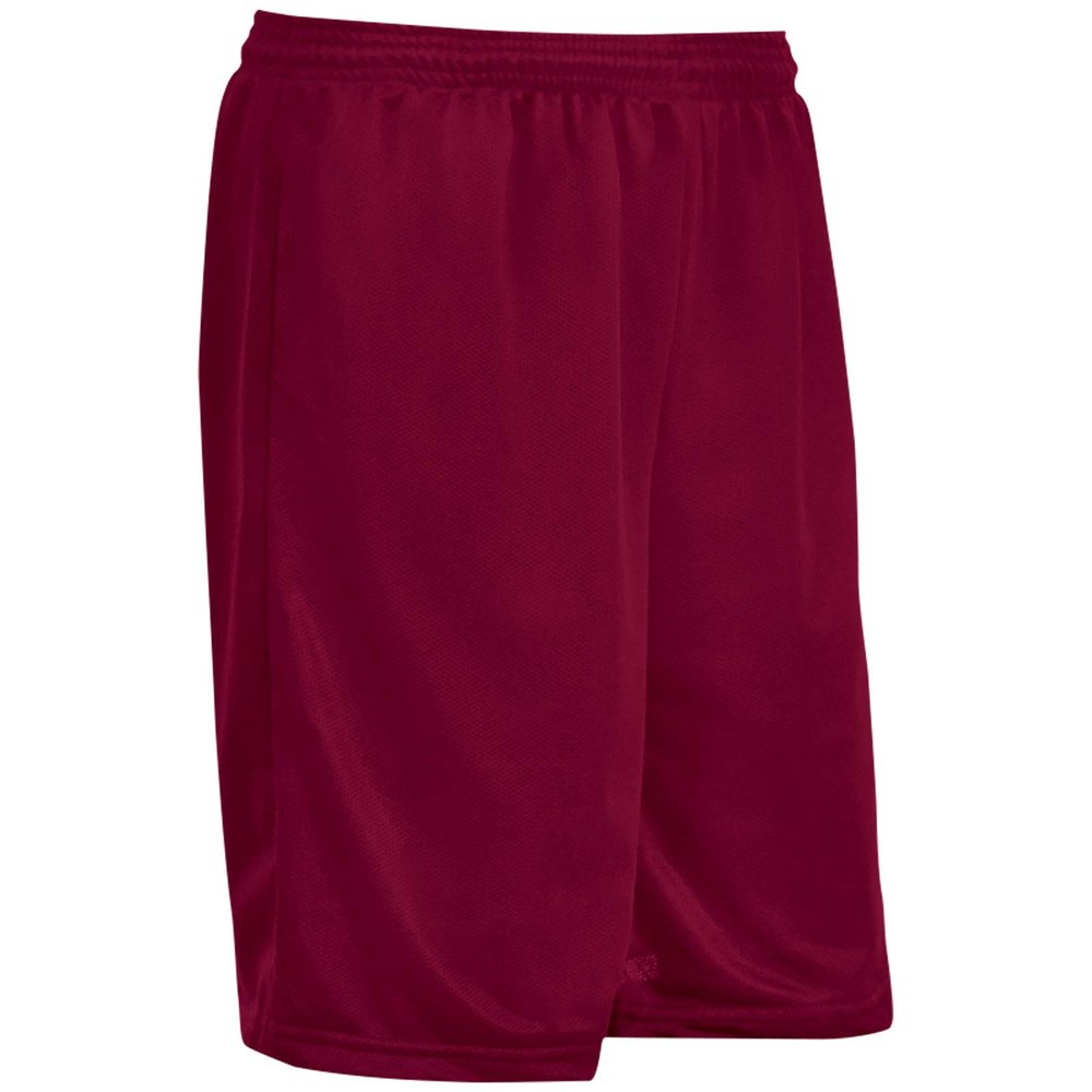 Champro Boss 7" Inseam Polyester Short, Adult X-Large, Cardinal