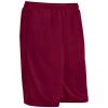 Champro Boss 7" Inseam Polyester Short, Adult X-Small, Cardinal view 1