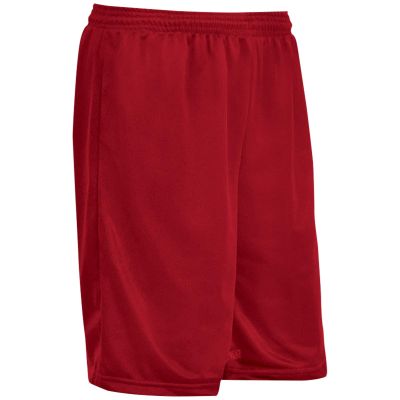 Champro Boss 7" Inseam Polyester Short, Adult Medium, Scarlet