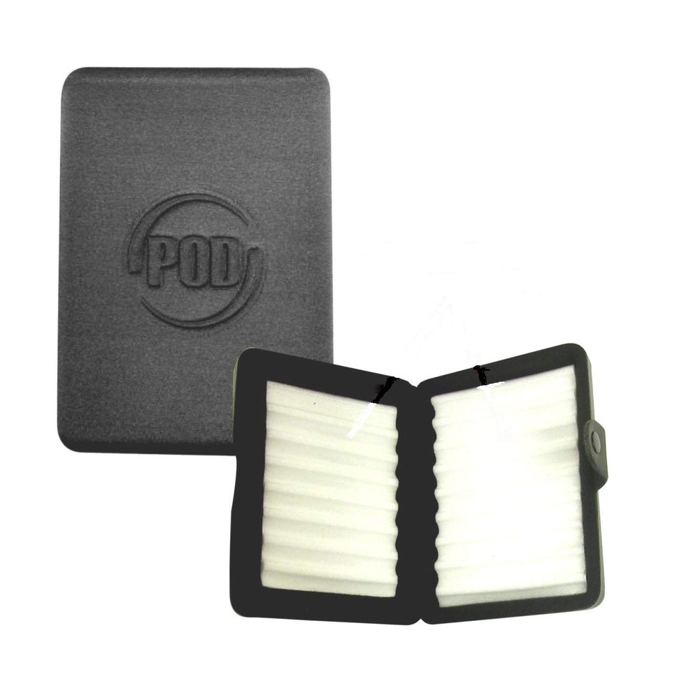 Floating Foam Fly Fishing Box (Small - Pocket Size) (Dozen Black (12 Boxes))