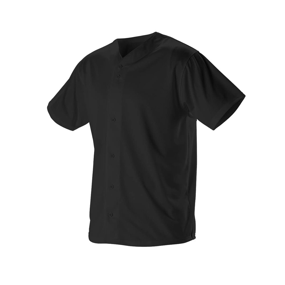 Alleson Athletic Men's Baseball Jersey, Black, X-Large