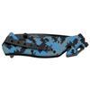 Master USA MU-A001DB Spring Assist Folding Knife, Black Blade, Digital Blue Camo Handle, 4-1/2-Inch Closed view 2