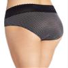 Olga Warner's Women's No Pinching No Problems Dig-Free Comfort Waist with Lace Microfiber Hipster 5609J, Black White Dot, Small view 2