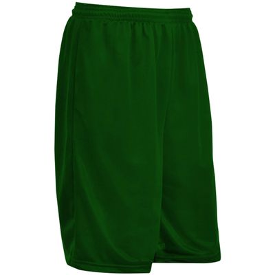 Champro Boss 9" Inseam Polyester Short, Adult X-Small, Forest Green