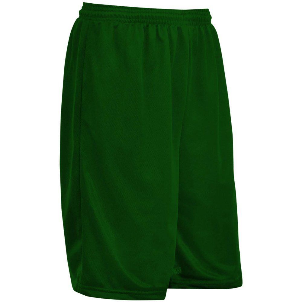 Champro Boss 9" Inseam Polyester Short, Adult X-Small, Forest Green