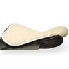 Reversible Fleece Seat Saver for Saddle in White/Cream, Size: Medium view 1