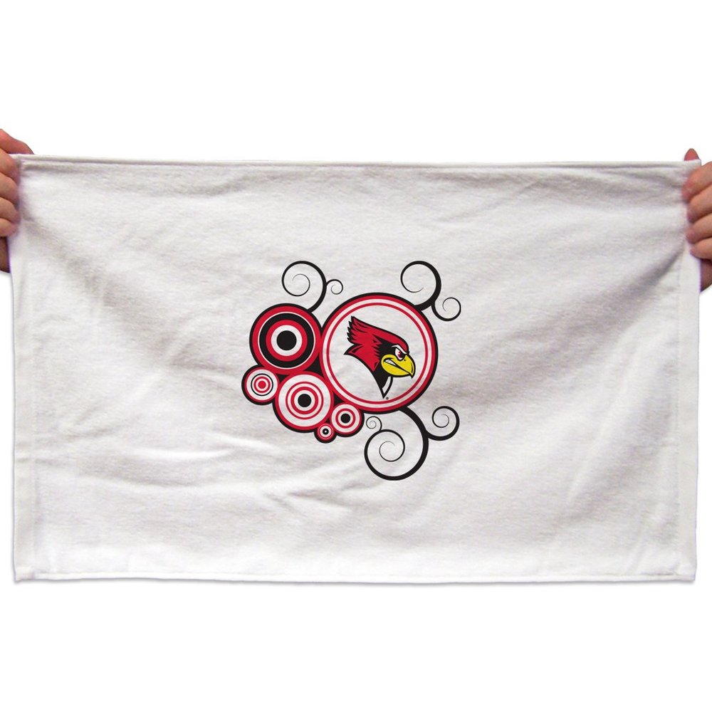 VictoryStore Towels - Illinois State University Rally Towel, Swirl Design, Set of 3