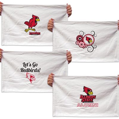 VictoryStore Towels - Illinois State University Rally Towel, Set of 4 Designs