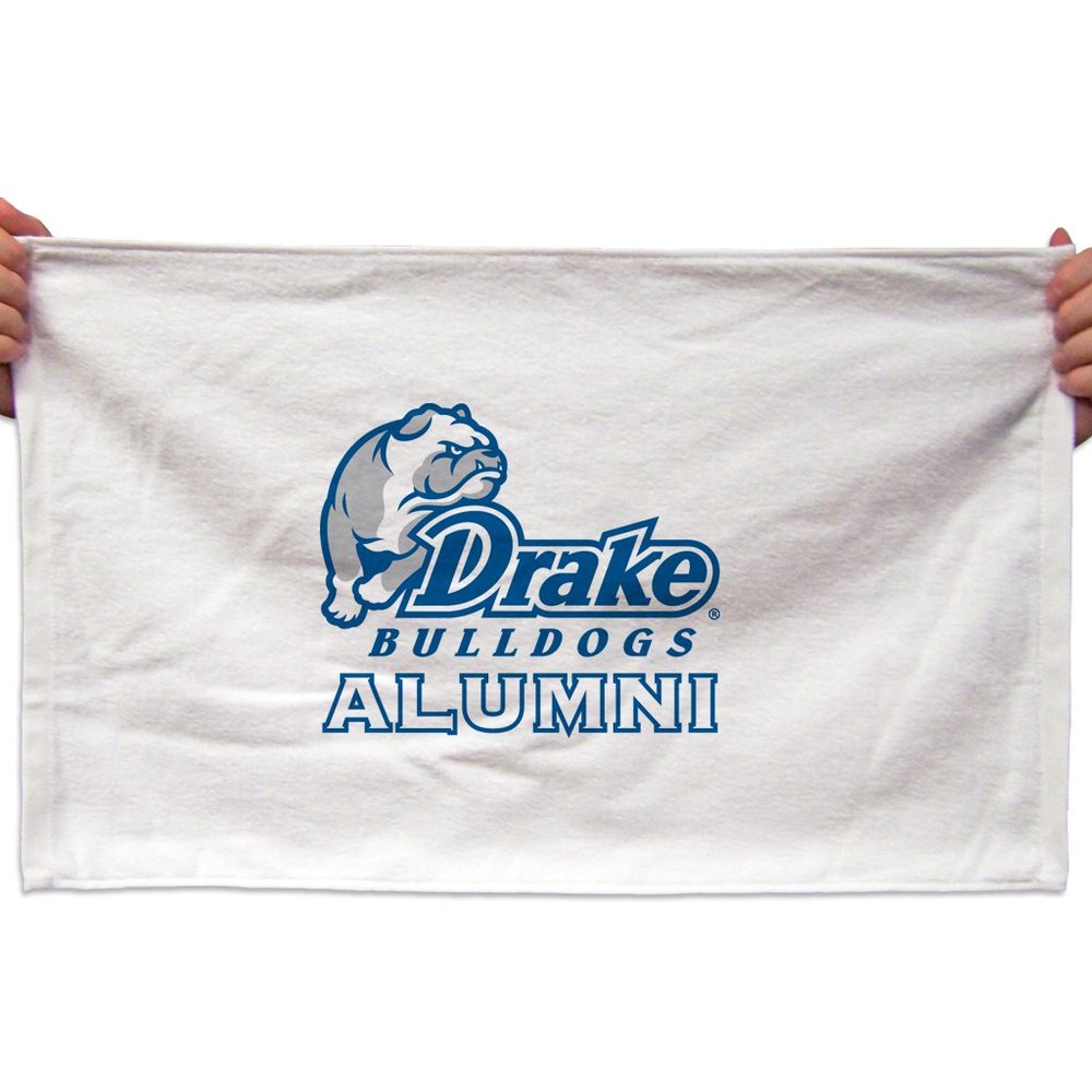 VictoryStore Towels - Drake University Rally Towel, Alumni, Set of 3