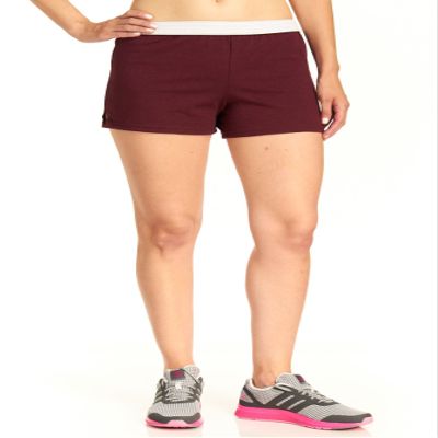 Soffe Girls' Authentic Cheer Short, Maroon, Medium (1-Pack)