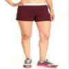 Soffe Girls' Authentic Cheer Short, Maroon, Medium (1-Pack) view 1