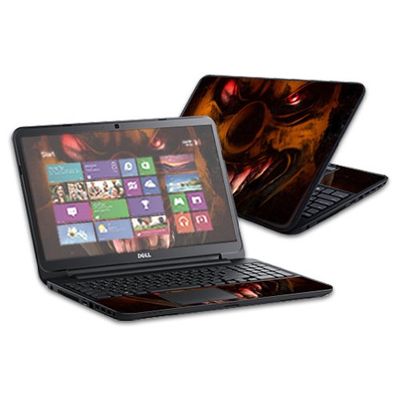 MightySkins Skin Compatible with Dell Inspiron 15 i15RV Laptop 15.6" (Released 2013) wrap Sticker Skins Wicked Clown
