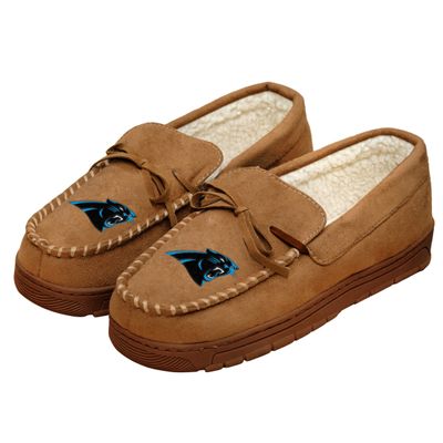 FOCO Carolina Panthers NFL Mens Team Logo Moccasin Slippers - XL