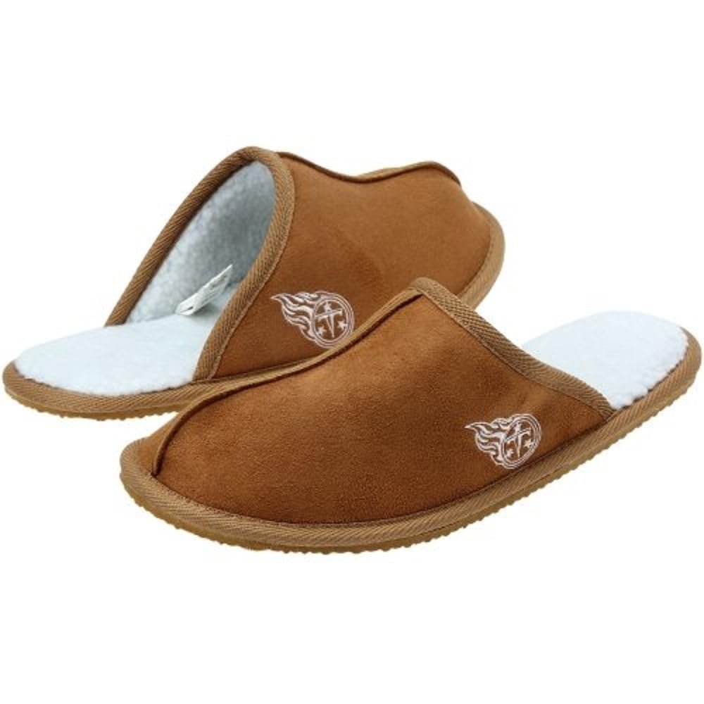 FOCO Tennessee Titans Mens High End Open Back Slide Slipper Large