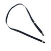 CTM Kids' Elastic 1/2 Inch One Piece Adjustable Mitten Clips, Navy view 1