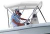 Survivor Marine Products Bimini Top (Fabric Only), White, 4-Feet Length x 36-Inch Height x 60-66-Inch Width view 1