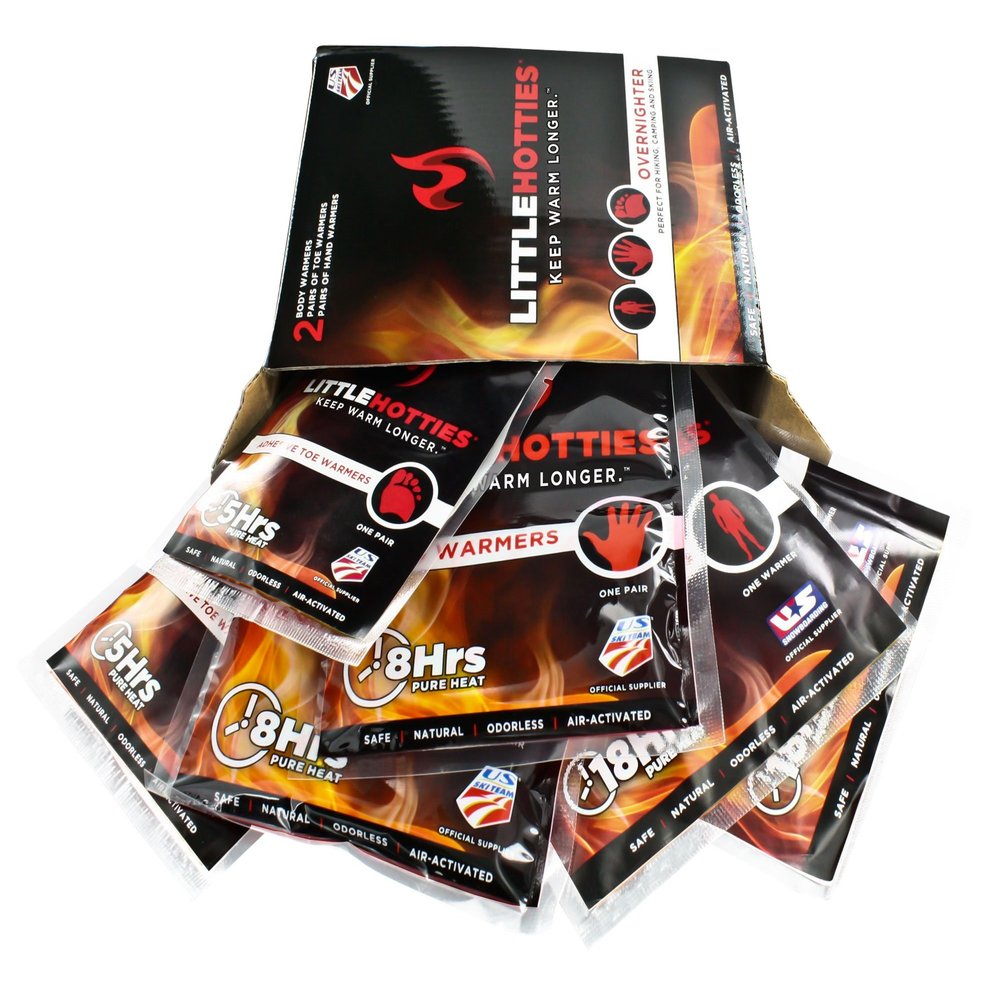 Little Hotties 07407 The Overnighter with 2 Pair Hand, 2 Pair Toe and 2 Body Warmers (Box of 12)