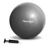 JOM Car Parts & Car Hifi GmbH 127165 Exercise Ball, fitness ball, sitting ball for fitness and sports, up to 300 kg, pump included, size S, 65 cm (non-blown up), silver grey view 1