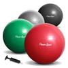 JOM Car Parts & Car Hifi GmbH 127165 Exercise Ball, fitness ball, sitting ball for fitness and sports, up to 300 kg, pump included, size S, 65 cm (non-blown up), silver grey view 4