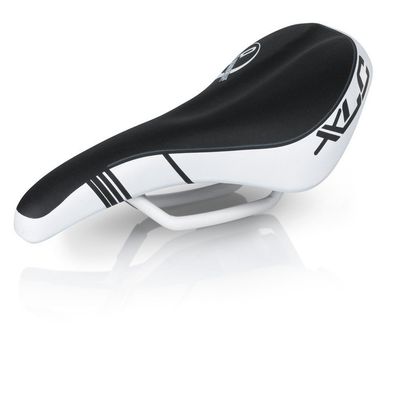 XLC Unisex's SA-S07 MTB/ATB Sport Saddle, Black/White, One Size