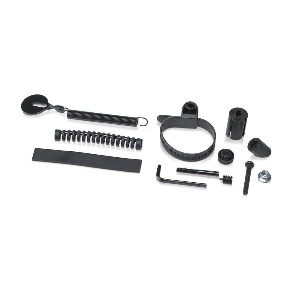 XLC Unisex Adult KS-X03 Steering Damper, Black, Diameter 38 mm - 62 mm