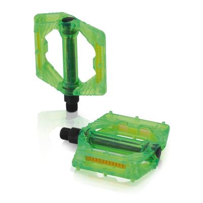 XLC Unisex's Platform Pedal PD-M16, Green, One Size
