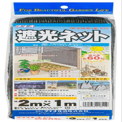 daio Blackout Net daionetto 810 Color Mist Woven Black Blackout 60% 2x1 m