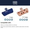 BBB Cycling Disc Brake Pads Sintered SRAM & Avid Compatible Perfect for Highspeed & Downhill Pre Sanded DiscStop HP Sintered BBS-39S view 2