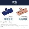 BBB Cycling Disc Brake Pads DiscStop HP BBS-39 Blue One Size view 2