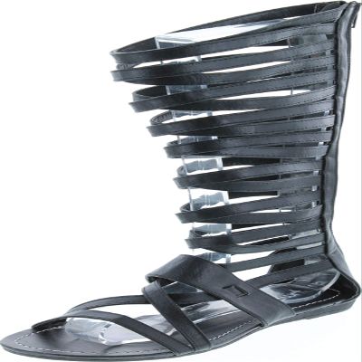 Bumper Women's Lory-63 Gladiator Sandals,Black,6.5