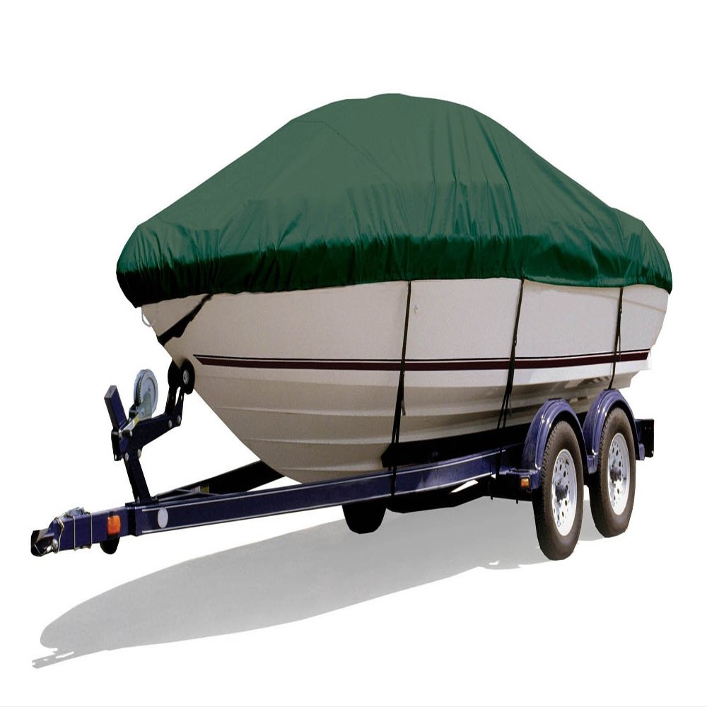Survivor Marine Products Pontoon Boat Cover, Hunter Green, 20-Feet - 21-Feet Length Overall x 102-Inch Beam Width