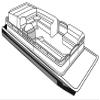 Survivor Marine Products Pontoon Boat Cover, Hunter Green, 20-Feet - 21-Feet Length Overall x 102-Inch Beam Width view 2