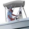 Survivor Marine Products Bimini Top (Fabric Only), Gray, 6-Feet Length x 42-Inch Height x 67-72-Inch Width view 1