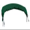 Survivor Marine Products Bimini Top Storage Boot, Zippered, Width 91 - 96 inch, Hunter Green view 1