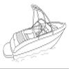 Survivor Marine Products Boat Cover for Euro V-Hull Runabout Boat with Wakeboard Tower (Outboard Engine), Cranberry, 21-Feet 5-Inch - 22-Feet 4-Inch Length Overall x 102-Inch Beam Width view 2