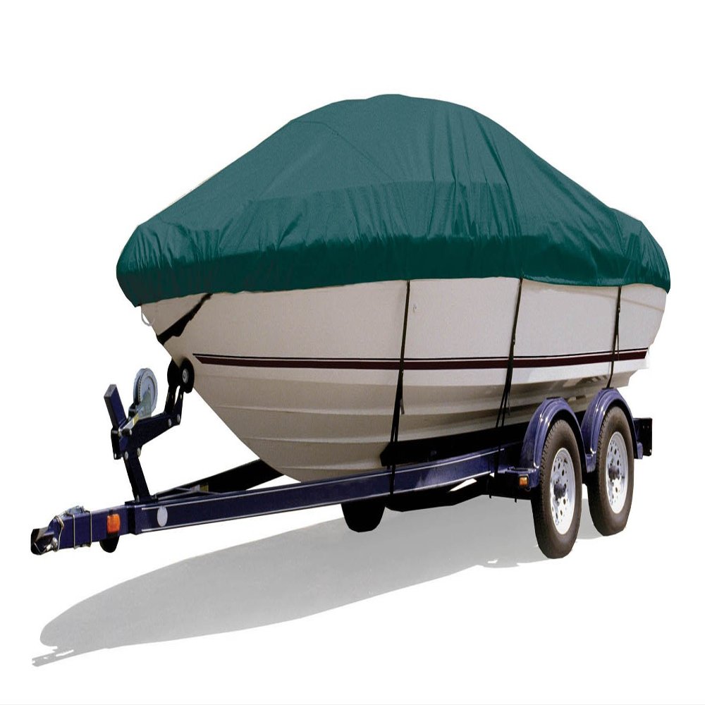 Survivor Marine Products Boat Cover for Fish & Ski Style Boats, Teal, 18-Feet 5-Inch - 19-Feet 4-Inch Length Overall x 96-Inch Beam Width