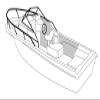 Survivor Marine Products Boat Cover for Walk-Around Style Cuddy Cabin Boat (Outboard), Navy, 21-Feet 5-Inch - 22-Feet 4-Inch Length Overall x 102-Inch Beam Width view 2