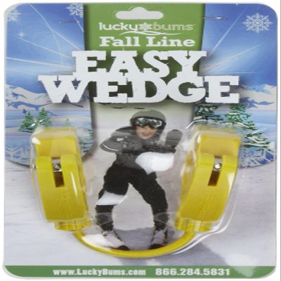 Lucky Bums Kids Easy Wedge Ski Tip Connector, Yellow