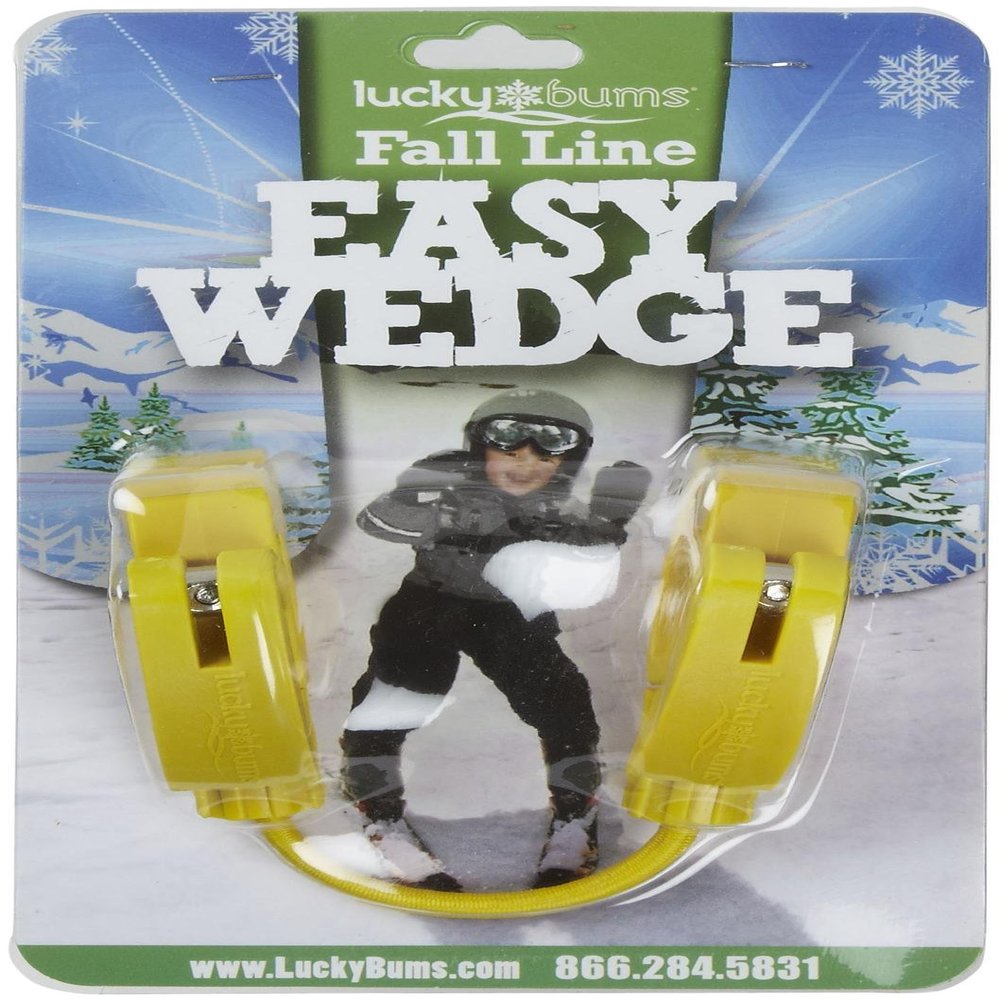 Lucky Bums Kids Easy Wedge Ski Tip Connector, Yellow
