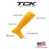 TCK Prosport Performance Tube Socks (Gold, Small) view 3