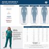 Adar Universal Scrub Skirts for Women - Mid-Calf Drawstring Scrub Skirt - 707 - Hunter Green - 8 view 4