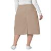 Adar Uniforms, Universal Scrub Skirts for Women - Mid-Calf Drawstring Scrub Skirt - 707 - Khaki - 8 view 2