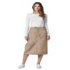 Adar Uniforms, Universal Scrub Skirts for Women - Mid-Calf Drawstring Scrub Skirt - 707 - Khaki - 8 view 4