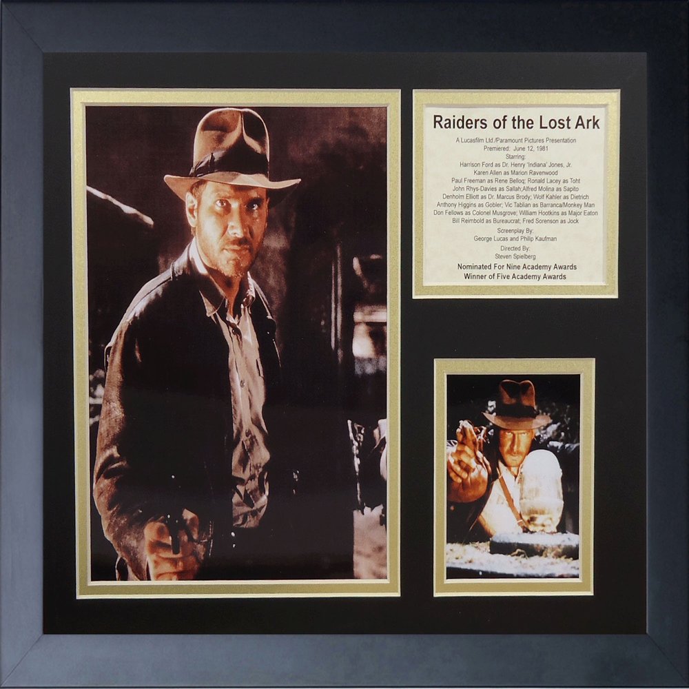 Legends Never Die Indiana Jones Raiders of the Lost Ark Collage Photo Frame, 11" x 14", (16165U)