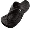 GEAR ONE Men's Rubber Sandal Slipper Comfortable Shower Beach Shoe Slip On Flip Flop, Black, 7 view 1