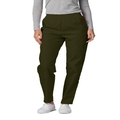 Adar Universal Scrubs for Women - Tapered Utility Cargo Scrub Pants - 503 - Olive - XL
