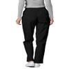 Adar Uniforms Universal Scrubs for Women - Tapered Utility Cargo Pants - 503 - Black - 4X view 2