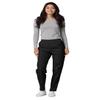 Adar Uniforms Universal Scrubs for Women - Tapered Utility Cargo Pants - 503 - Black - 4X view 4