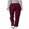Adar Uniforms Universal Scrubs for Women - Tapered Utility Cargo Pants - 503 - Burgundy - L view 2
